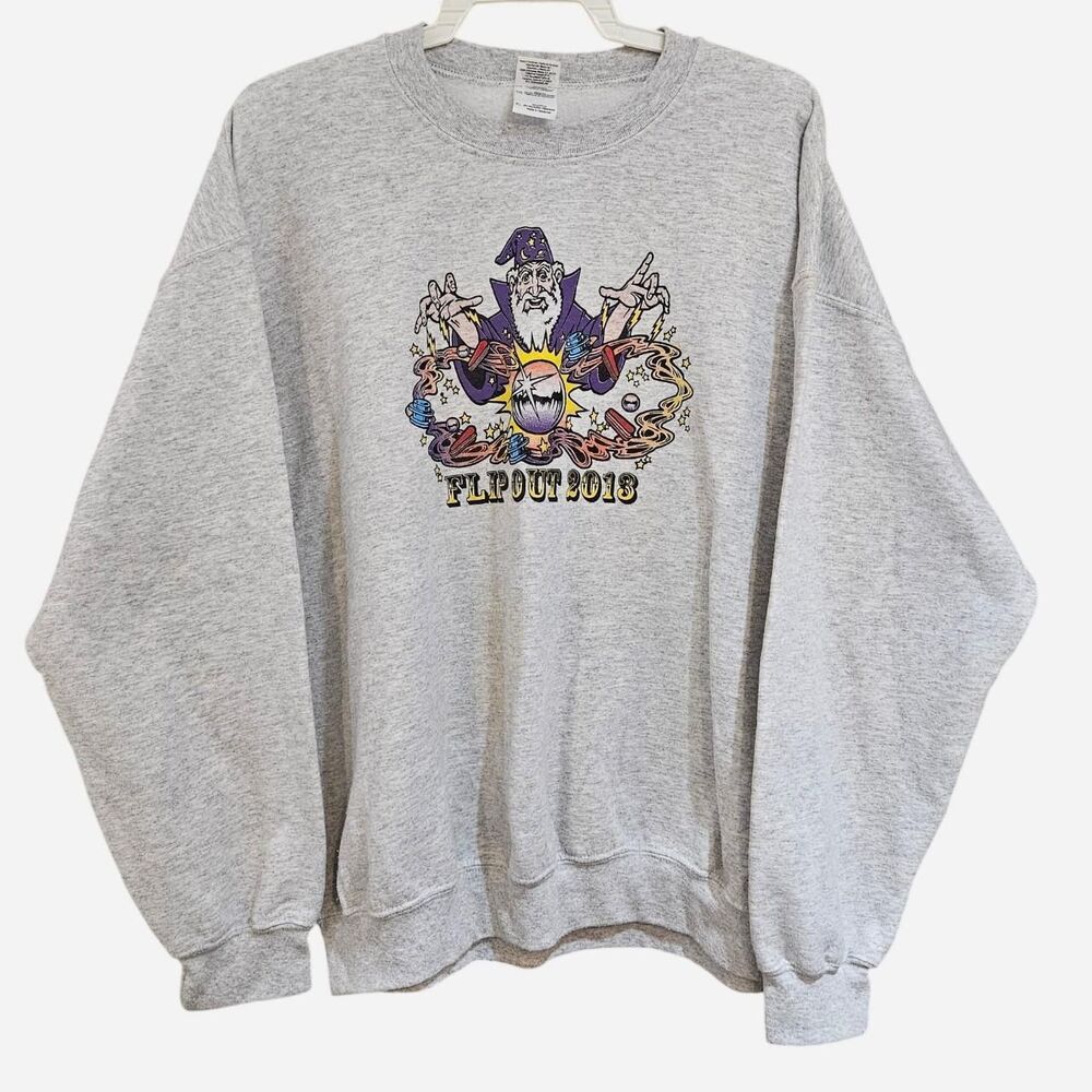 indie wizard pinball tournament gray sweatshirt